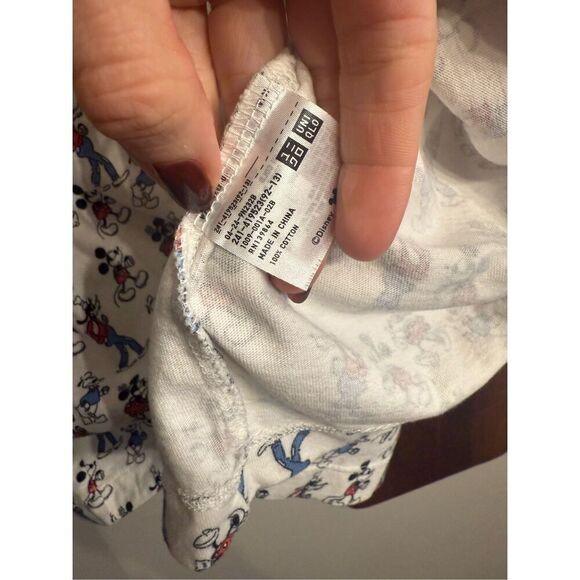 UT Uniqlo Disney Womens Blue White Mickey Mouse & Friend-Yu Nagaba T-Shirt XL - Picture 5 of 5